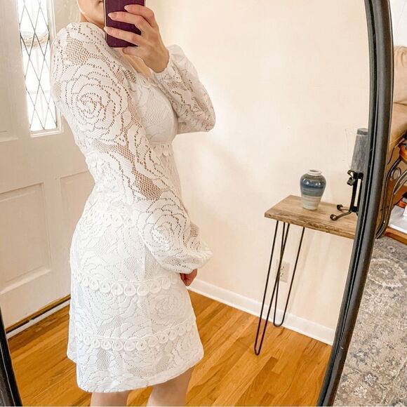 Lilly Pulitzer Zoella Lace Dress Resort White 2 - Picture 3 of 8